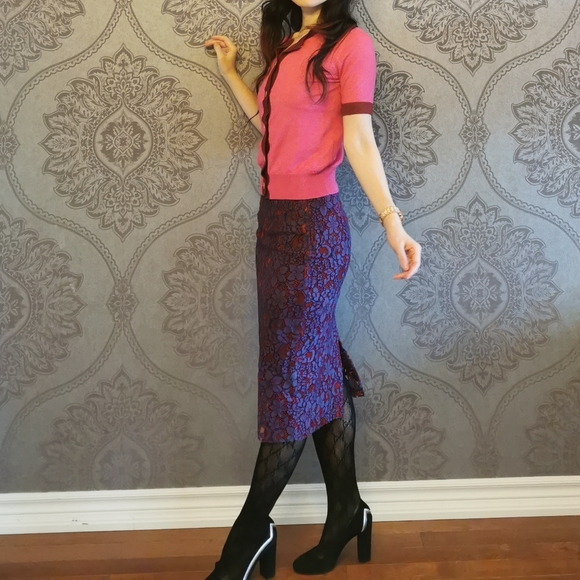 New Zara lace long pencil skirt - Picture 3 of 8